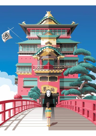 Japan Famous Cartoon Anime Spirited Away Character Quality Canvas Painting Posters Kids Room Living Wall Art 29 - Anime Posters Shop