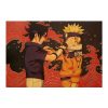 Naruto Anime Figure Kakashi Naruto Sasuke Itachi Uchiha Akatsuki Anime Poster Children Room Wall Decoration Paintings 29 - Anime Posters Shop