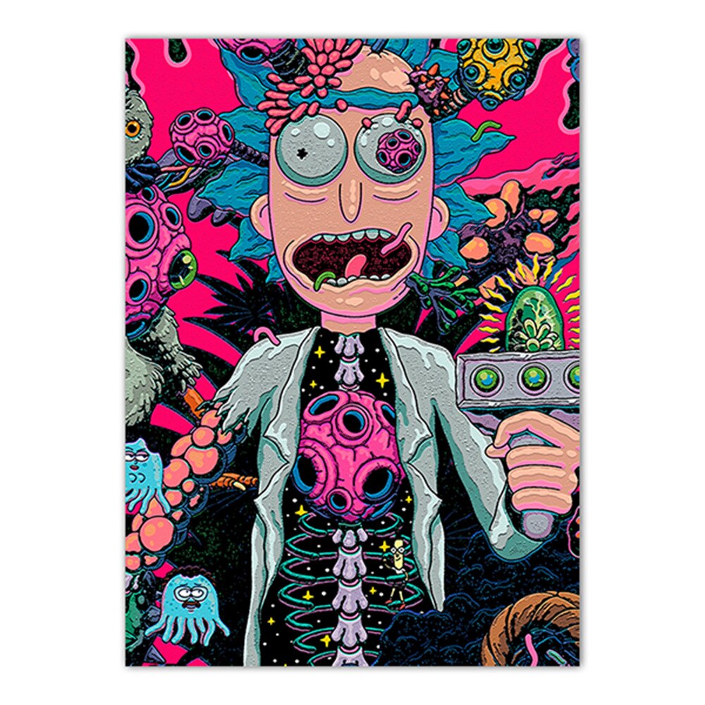 Good Idea Rick and Morty HD Anime Rick Sanchez Posters | Anime Posters Shop