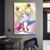 S Sailor Anime Moon Girl POSTER Poster Prints Wall Pictures Living Room Home Decoration Small 4 - Anime Posters Shop
